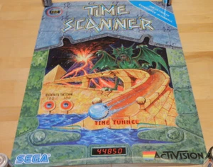1989 Time Scanner Original Promo Poster C64 Amiga Atari ST Activision NOS - Picture 1 of 5