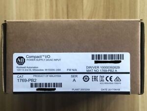New Factory Sealed AB 1769-PB2 / A CompactLogix DC 2A/0.8A Power Supply 1769PB2