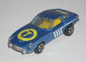 PlayArt 1 Loose Car Datsun 240Z Blue w/ Metal Hong Kong Base - Picture 1 of 3