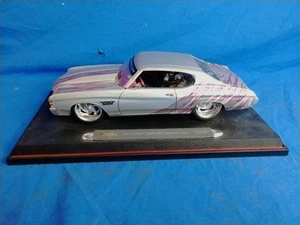 Maisto Pro Rodz 1971 Chevy Chevelle Silver Custom 1:18 Diecast MODEL KIT Repair - Picture 1 of 11