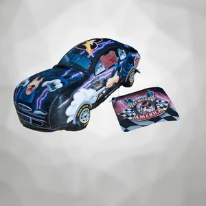 Rare Big Bad Wolf Racing Across America NASCAR Daytona 500 Plush Disney Car NWT - Picture 1 of 10