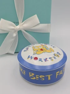Exklusive Tiffany & Co. Build A Bear Schmuckschatulle Porzellan 3,75"×2" NEU Schmuck - Bild 1 von 13