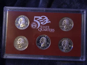 ****1999 S SILVER Proof State Quarter Set (5 Coins)**** No Box or Coa - Picture 1 of 2