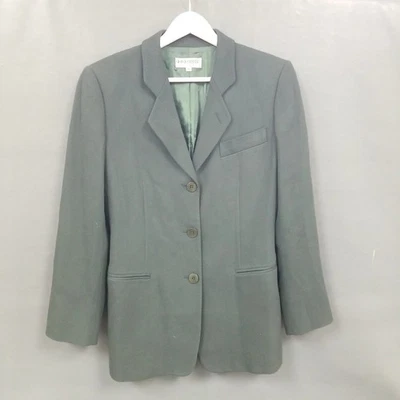 Giorgio Armani Le Collezioni Green Womens Blazer Suit Jacket Size 8  - Image 1 of 4