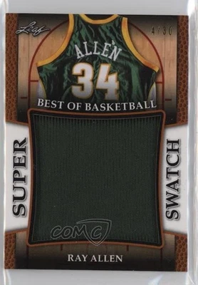 2016 Leaf Best of Basketball Unopened Edition Super Swatch Bronze /30 Ray Allen - Image 1 of 2