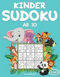 Kinder Sudoku ab 10: 200 Sudoku f?r Kinder ab 10 - mit L?sungen - Grossdruck (Ba - Bild 1 von 1