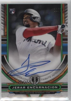2023 Topps Tribute Green /99 Jerar Encarnacion #TA-JE Rookie Auto RC - Image 1 of 2