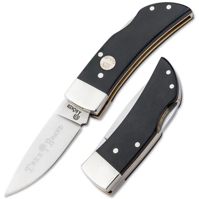 Cuchillo Plegable BOKER® Treebrand Bolsillo Negro Hueso Liso Hoja 1.97" D2 - 110895 Foto 1 de 4
