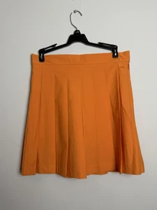 Minifalda corta plisada de golf J.Lindeberg Adina naranja talla mediana NUEVA - Imagen 1 de 10