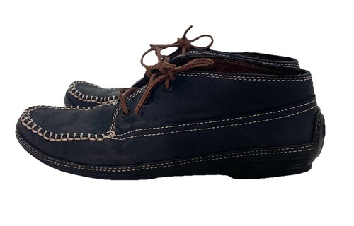 TOD’S Scarpe da barca Tod's blu navy in pelle taglia 7 5 casual stringate mocassino cucito