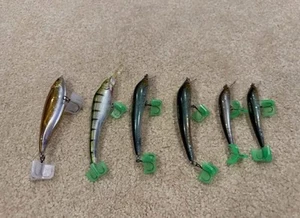 Sebile Fishing Lures LOT of 6 Various Sizes/Colors - Picture 1 of 4