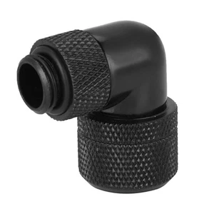 G1/4 Thread Water Cooling Fitting Thick Tube 90° Right Angle Elbow CB - Afbeelding 1 van 18