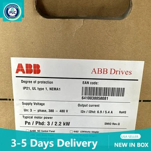 INVERSOR DE ACCIONAMIENTO ABB ACS550-01-06A9-4. 2.2KW Nuevo (REFB1S1) Sin Teclado - Imagen 1 de 3