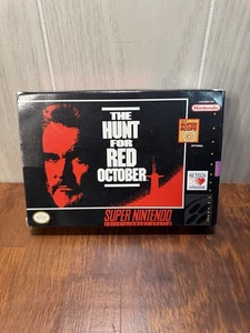The Hunt for Red October SNES CIB Super Nintendo Complete in Box - Picture 1 of 6