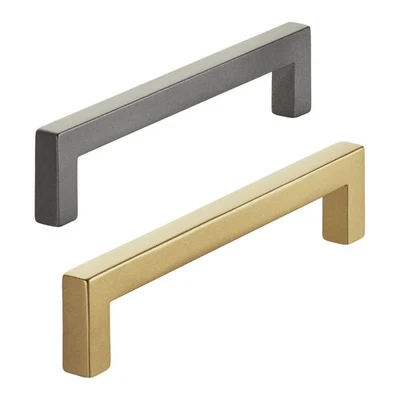 Relinggriff Möbelgriff eckig Bügelgriff Stangengriff BA 128 mm SquareLine SOTECH - Bild 1 von 4