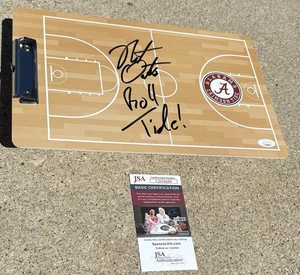 ALABAMA CRIMSON TIDE Nate Oats SIGNED Basketball Coach Clipboard JSA COA B - Picture 1 of 2
