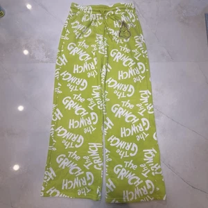 The Grinch Dr. Seuss Green Christmas Lounge Pants Sleep Bottoms Unisex Size S - Picture 1 of 7