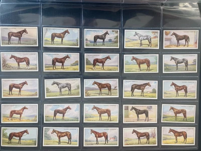 cigarette cards famous Irish breed horses 1936 full set - Image 1 of 4