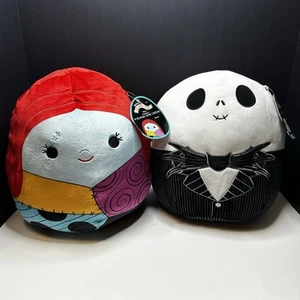 Squishmallows Disney Nightmare Before Christmas Jack Sally Skellington Plush 14" - Picture 1 of 8