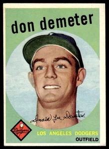 1959 Topps Don Demeter Los Angeles Dodgers #324 - Picture 1 of 2