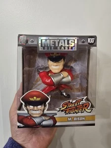Street Fighter M. Bison Heavy Metal Die Cast Jada Toys M307 4” Figure 2017 - Picture 1 of 2