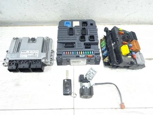 PEUGEOT 207 2007 DIESEL 90HP 1.6 ENGINE CONTROL UNIT ECU KIT - Picture 1 of 17