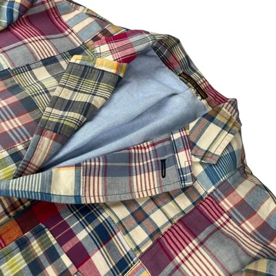 Blazer Rugby Ralph Lauren Para Hombre 100% Algodón Indian Madras Patchwork Cuadros • XL Foto 1 de 4