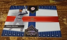 2005 HIDEKI MATSUI.Donruss Champions GOLD Impressions #9 MINT (17/50).NY YANKEES