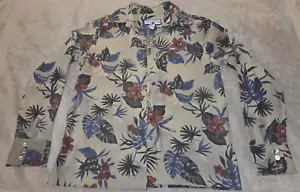 Damenbluse Größe S Karibik Joe Let Go Tropical, Langarm - Bild 1 von 5