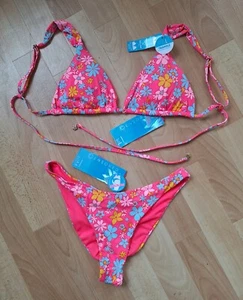 NEU*Censored*(New Yorker) Modisches Triangel Bikini Gr. L/M pink mit Blumen - Bild 1 von 4