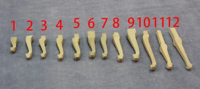 4PC 1:12 Scale Dollhouse Miniatures Wooden Table Cabinet Legs Building Accessory - Image 1 of 4