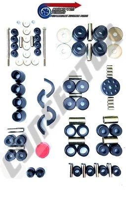 Komplett Aufhängung Schwarz Poly Buchse Set - für Datsun S30 260Z L26 - Bild 1 von 4