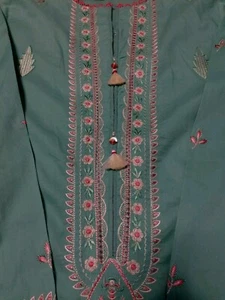 Sohaye 2 Piece Suit UK 10 12 khaadi sapphire limelight sana Pakistani designer - Picture 1 of 10