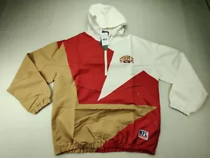 Staple x NFL San Francisco 49ers Adult XL Red/Brwn/Whte Anorak Hoodi Windbreakr - Picture 1 of 8