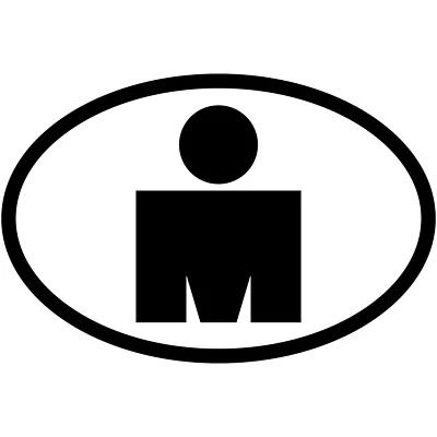 IRONMAN EURO OVAL Triathlon 3" Euro Oval Vinyl Decal Sticker Swim Bicycle Marathon Races
