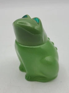 Vtg Avon Emerald Prince Frog Perfume Bottle Sweet Honesty Refillable Empty - Picture 1 of 8