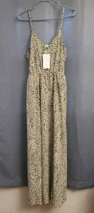 KIRUNDO Womens Summer Maxi Sun Dress Spaghetti Strap V Neck Flowy High - Picture 1 of 2