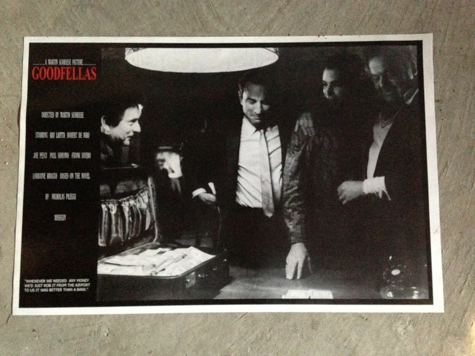 Goodfellas movie 24" x 36" poster, Deniro, Pesci, Liotta - Image 1 of 1