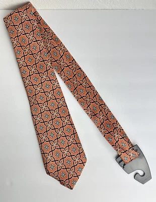 Corbata para hombre Countess Mara naranja abstracta Foto 1 de 4