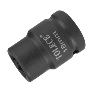3/4 inch Drive 18mm Metric 6-Point Shallow Impact Socket Cr-Mo Steel - Picture 1 of 5