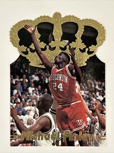 1995 PACIFIC PRISMS GOLD CROWN DIE CUT MICHAEL FINLEY #DC-2 WISCONSIN - Picture 1 of 2