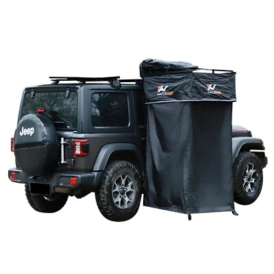 Naturnest Portable Car Shower Tent Privacy Outdoor Toilet Changing Room w/Roof - Image 1 of 4