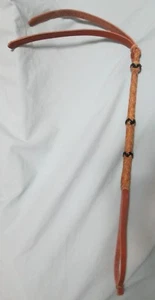Rawhide Quirt - 4 Plt.  --  Rawhide or Latigo - Picture 1 of 3
