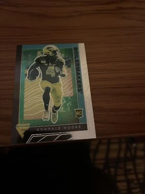 2021 RONDALE MOORE Rookie Card Panini Chronicles Draft Picks Flux #245 - Image 1 of 2