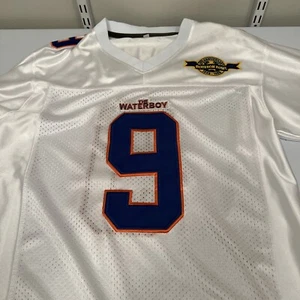 The Waterboy Bobby Boucher #9 Fußball Trikot Adam Sandler weiß Herren Gr. S genäht - Bild 1 von 7