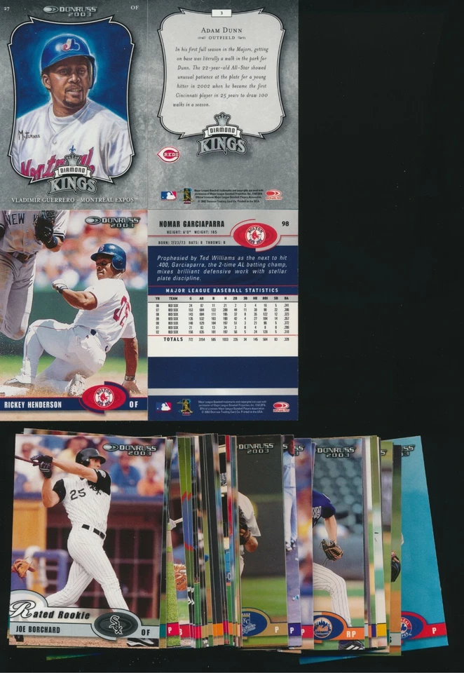 2003 Donruss Baseball Singles Cards 201-400 Pick from List Buy 2+ Get 50% Off - Image 1 of 1