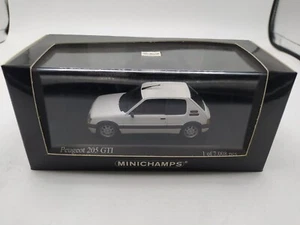 1:43 PEUGEOT 205 GTI BLANK ALASKA RARE MINICHAMPS 1/43 BOX - Foto 1 di 2