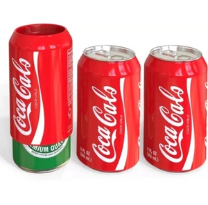 3 pack Beer Can Covers, Silicone Sleeve Hide a Beer 12 FL.oz 355 mL  (Coca-Cola) - Picture 1 of 1