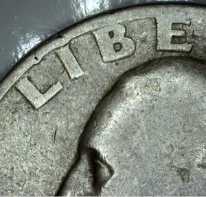 1942-D Washington Quarter Doppio Die Dritto FS-101; Bello VG - Foto 1 di 6