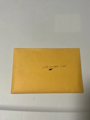 Gottlieb Lite-A-Card 1960 tarjetas de puntuación originales de fábrica nuevo stock antiguo Foto 1 de 2